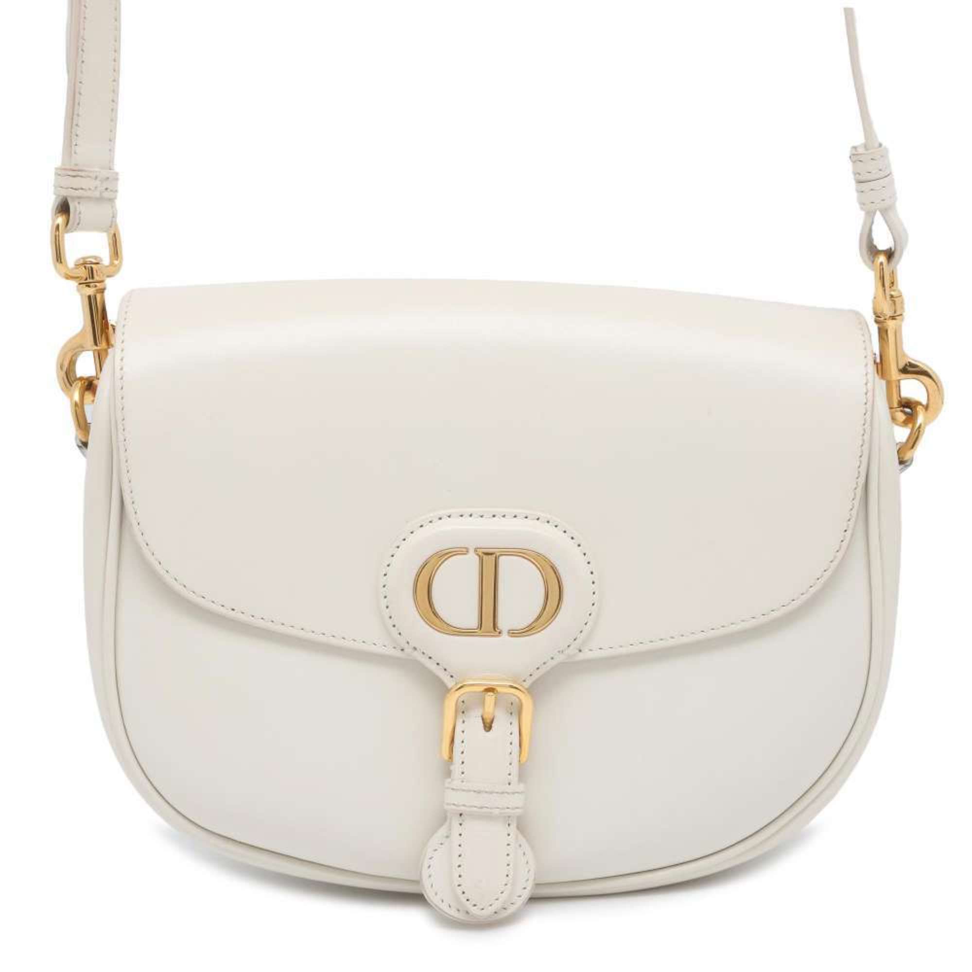 Christian Dior Bobby Medium Shoulder Bag M9319UMOL White