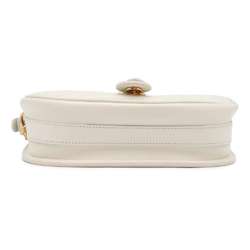 Christian Dior Bobby Medium Shoulder Bag M9319UMOL White