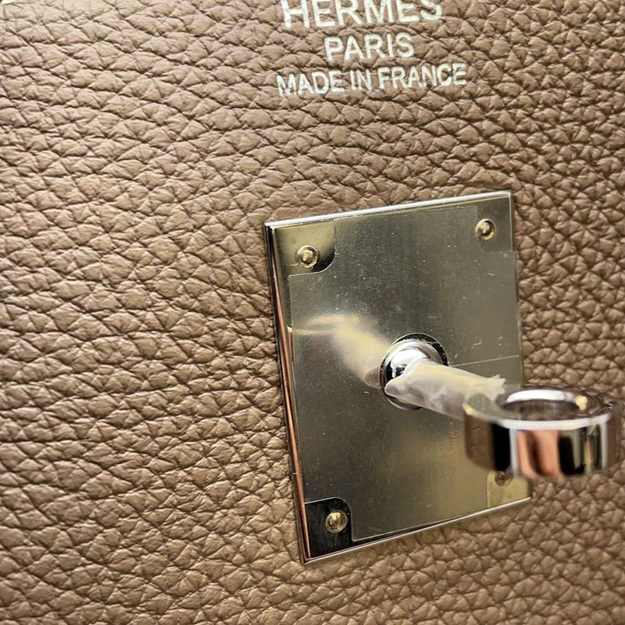 Hermes Birkin 40 Handbag Etoupe Togo U Stamp