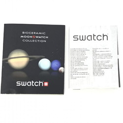 OMEGA SWATCH Moon Swatch MISSION TO URANUS Quartz Wristwatch Omega Uranus Blue