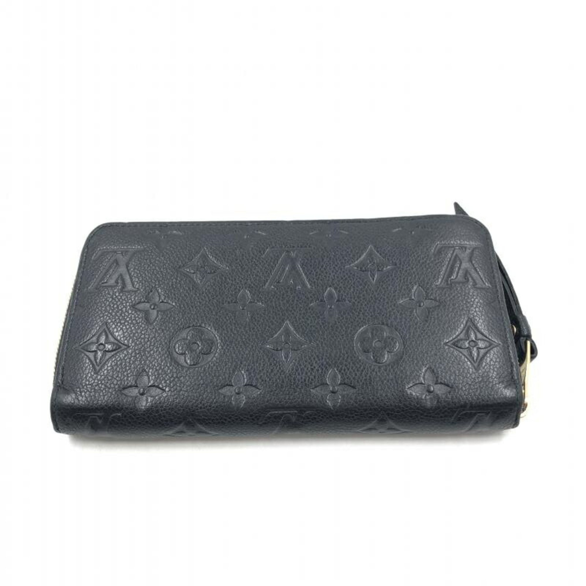 LOUIS VUITTON Louis Vuitton Empreinte Zippy Wallet Black M61864