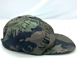 VALENTINO GRID LOGO BASEBALL CAP Valentino camouflage cap nylon