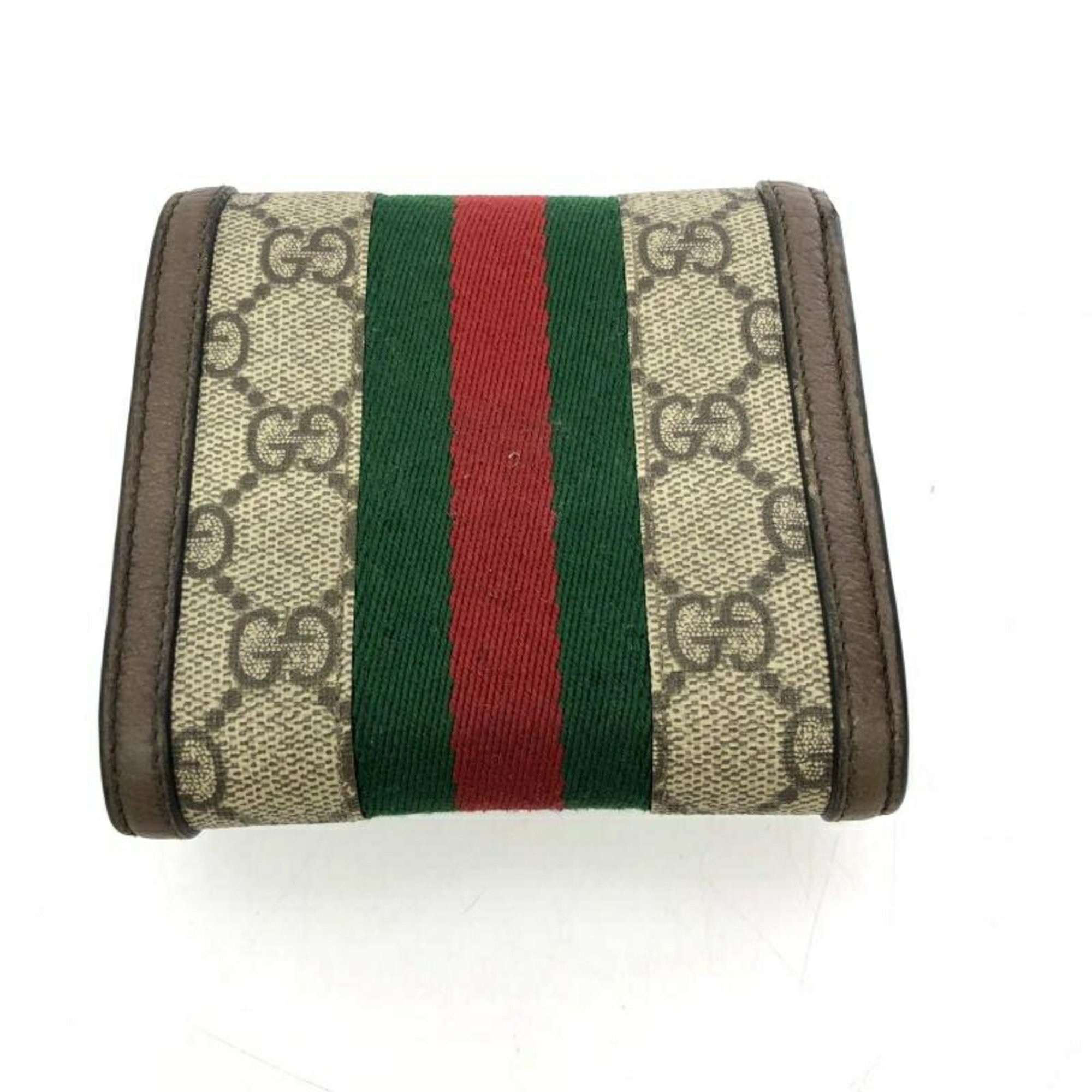 GUCCI 598662 Ophidia GG Supreme Wallet Compact Bi-fold Gucci