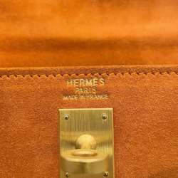 Hermes handbag Kelly 25 outside stitching orange matte dobris □H stamp