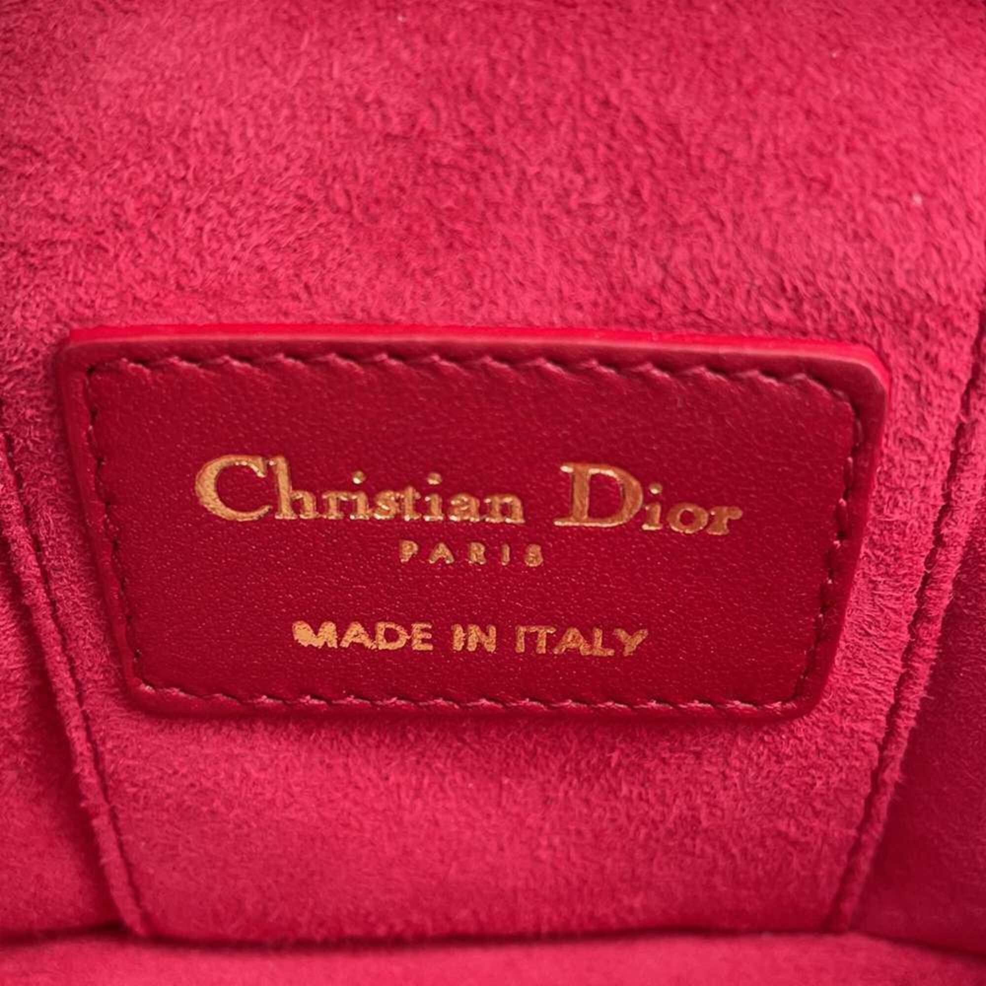 Christian Dior Shoulder Bag Cannage Vanity Micro S0935ONMJ Pochette Pouch