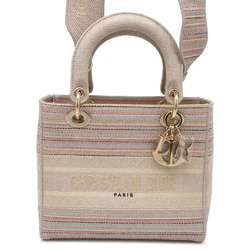 Christian Dior handbag Lady Dee-Lite canvas 2way shoulder bag