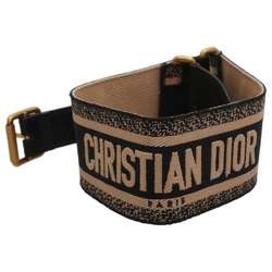 Christian Dior Belt Canvas Leather Size 80 Accessories