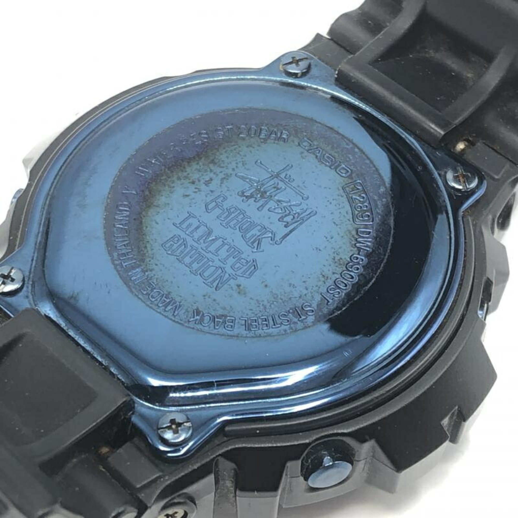 CASIO × STUSSY G-SHOCK 30th Anniversary Model Watch DW-6900ST Black Casio Stussy