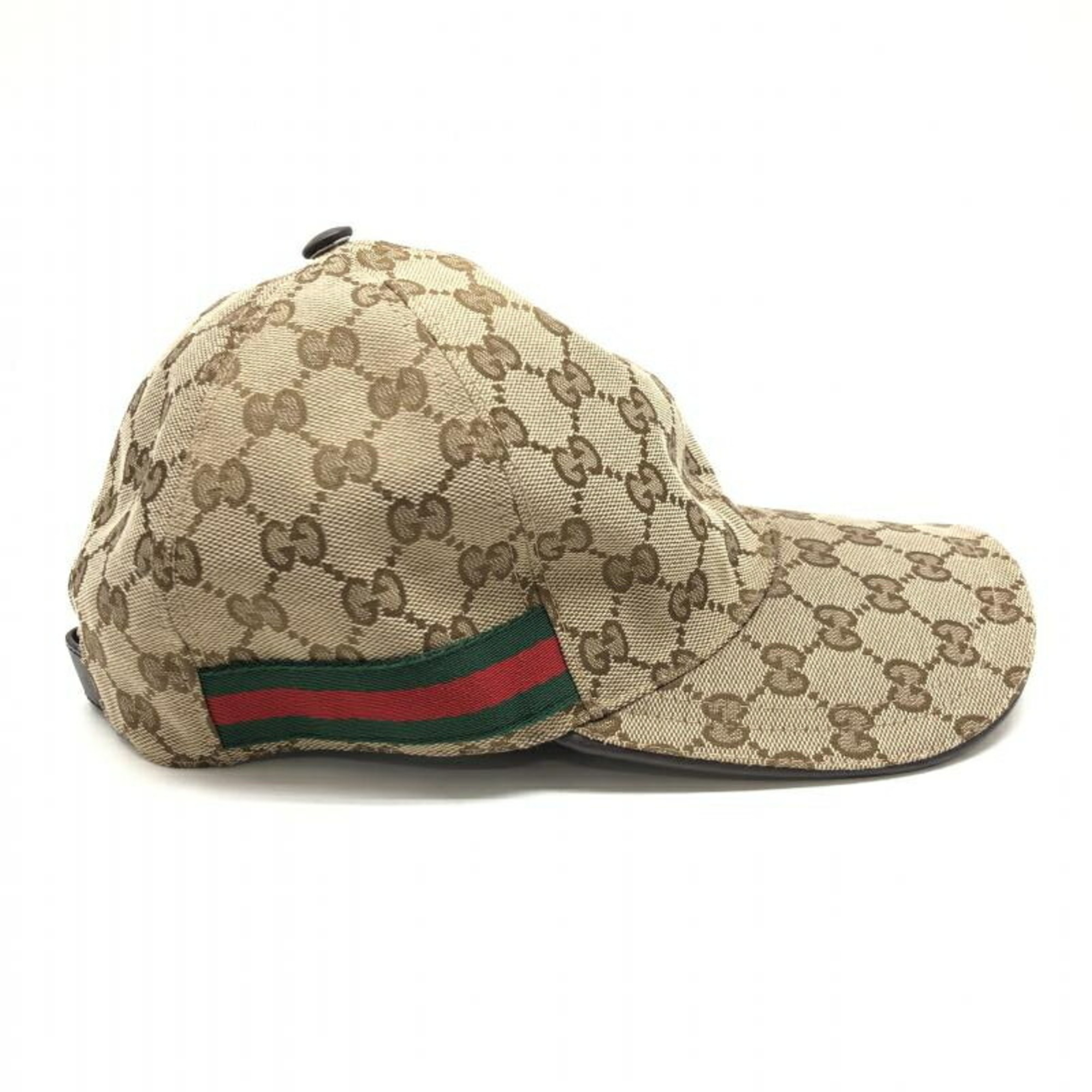 GUCCI GG Canvas Sherry Line Baseball Cap Size M (58cm) KQWBG