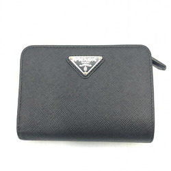 PRADA Saffiano Triangle Bi-fold Wallet Prada