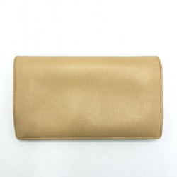 CHANEL Coco Mark Bi-fold Wallet Beige Chanel