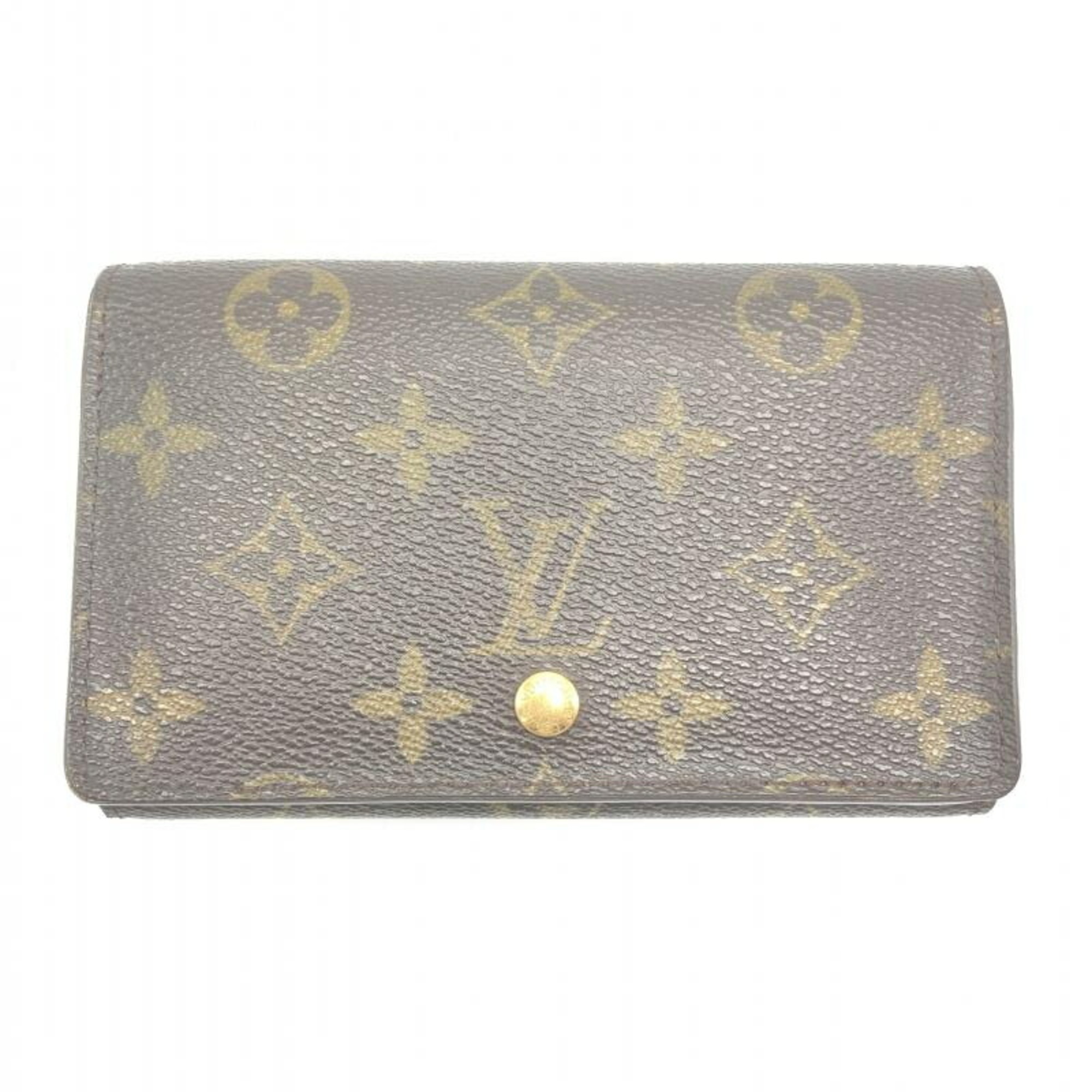 LOUIS VUITTON Portemonnay Viet Tresor Wallet M61730 Monogram Brown Louis Vuitton