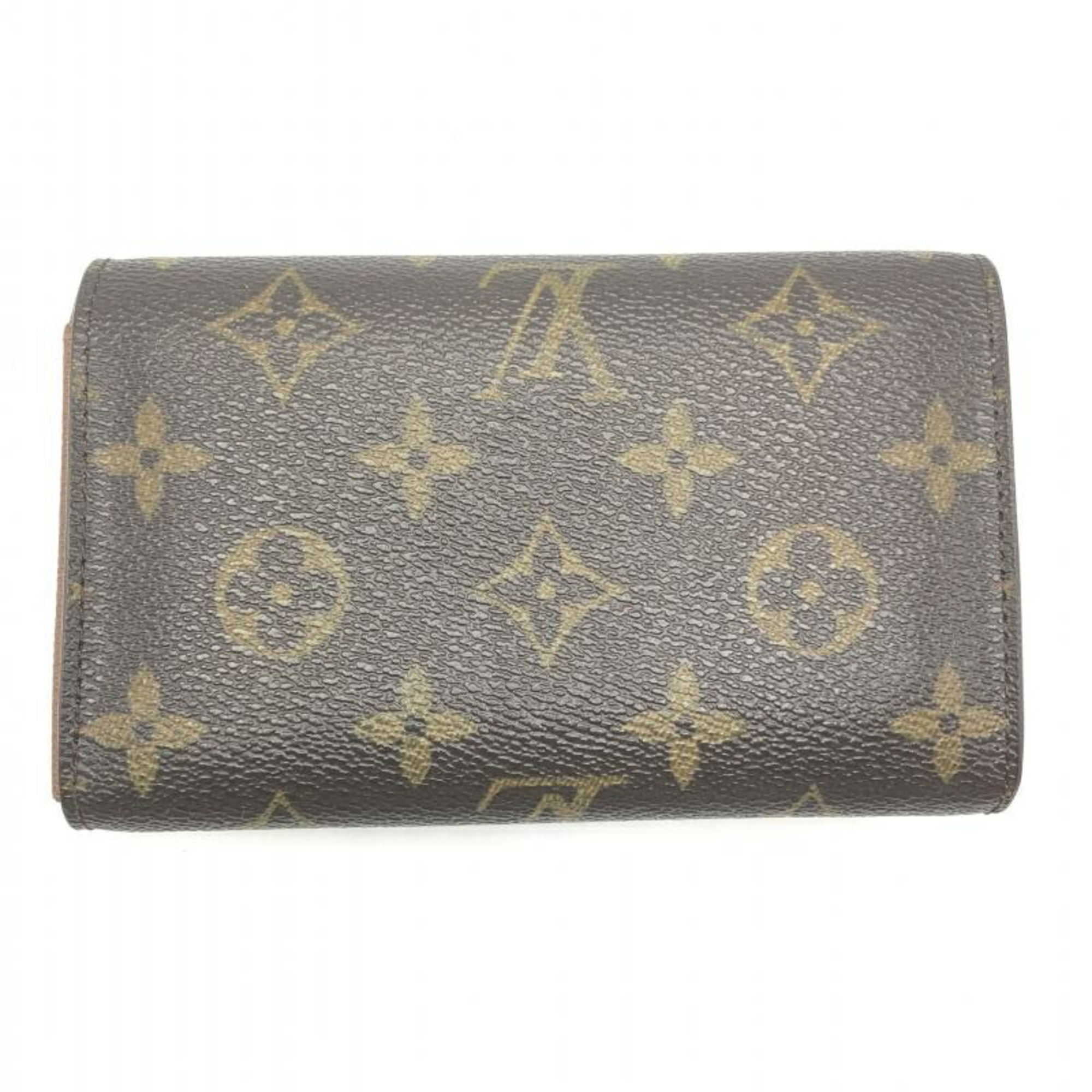 LOUIS VUITTON Portemonnay Viet Tresor Wallet M61730 Monogram Brown Louis Vuitton