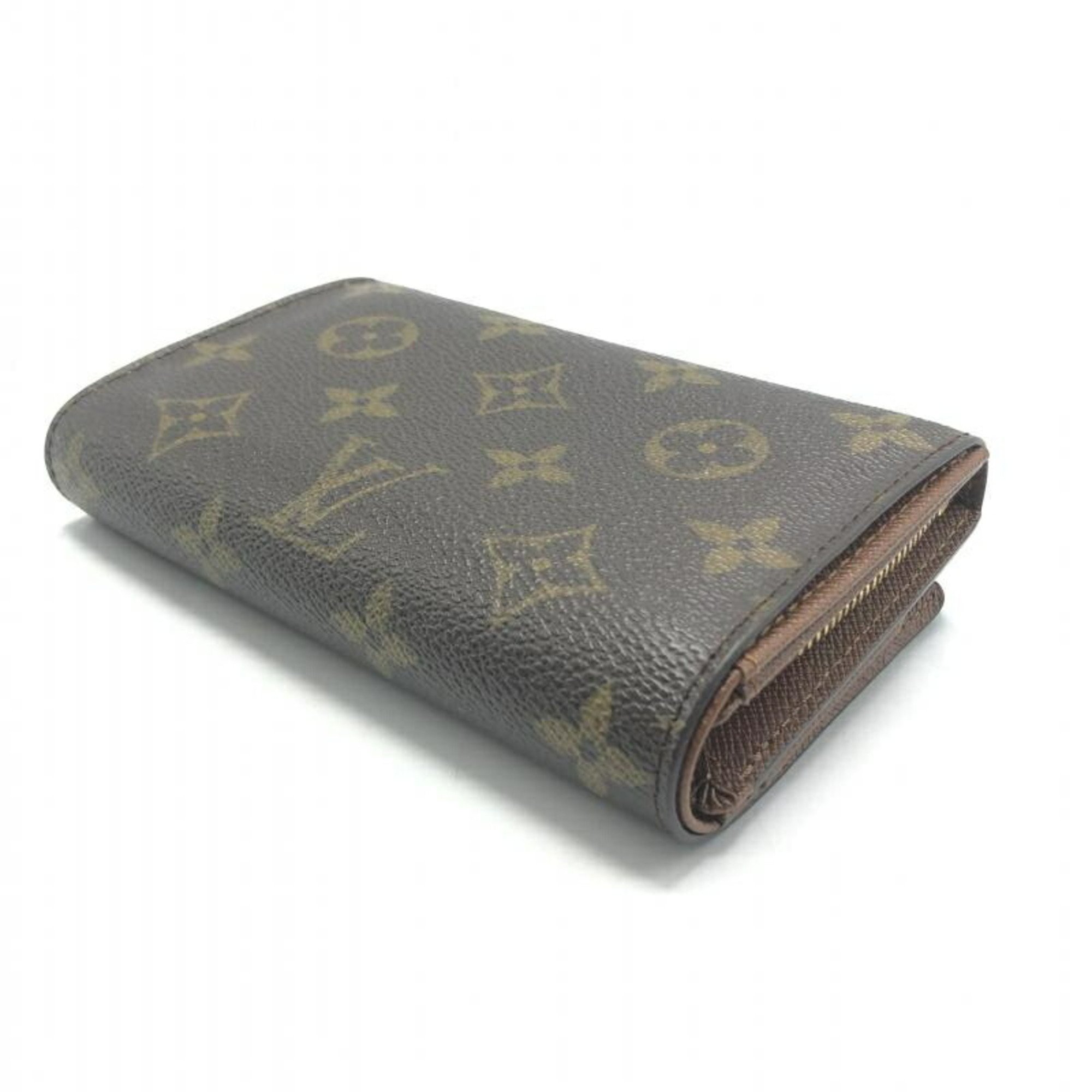 LOUIS VUITTON Portemonnay Viet Tresor Wallet M61730 Monogram Brown Louis Vuitton