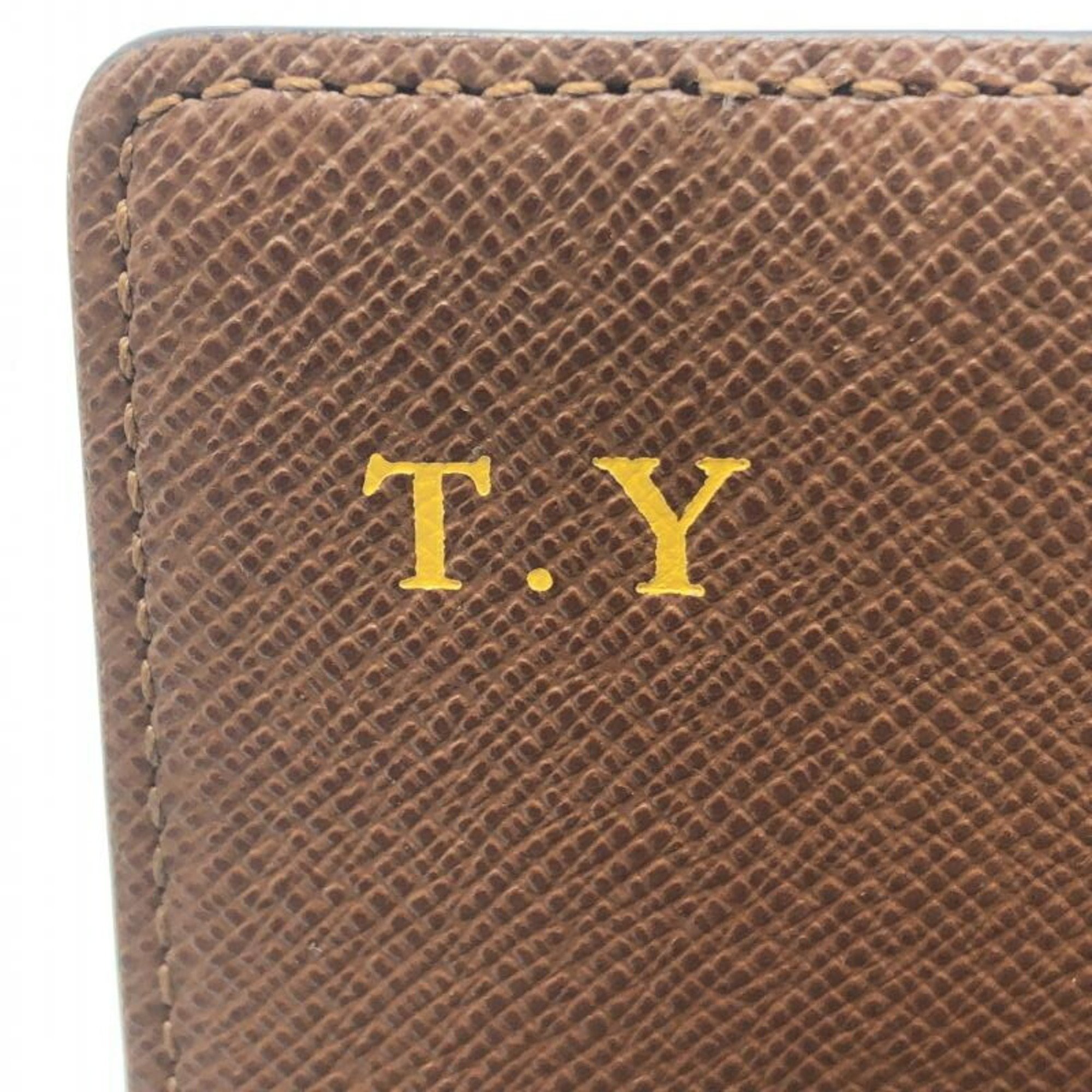 LOUIS VUITTON Portemonnay Viet Tresor Wallet M61730 Monogram Brown Louis Vuitton