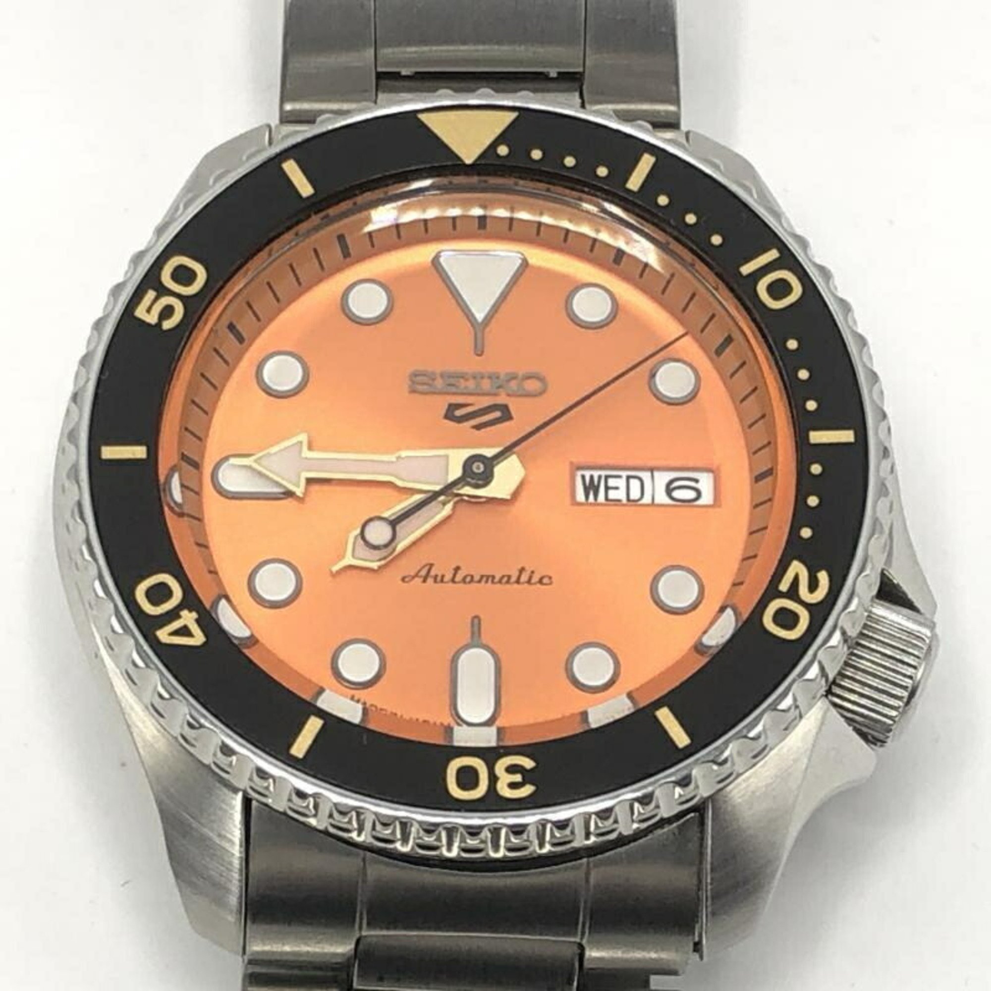 SEIKO Seiko 5 Mechanical Watch 4R36-07G0 Orange Silver Automatic