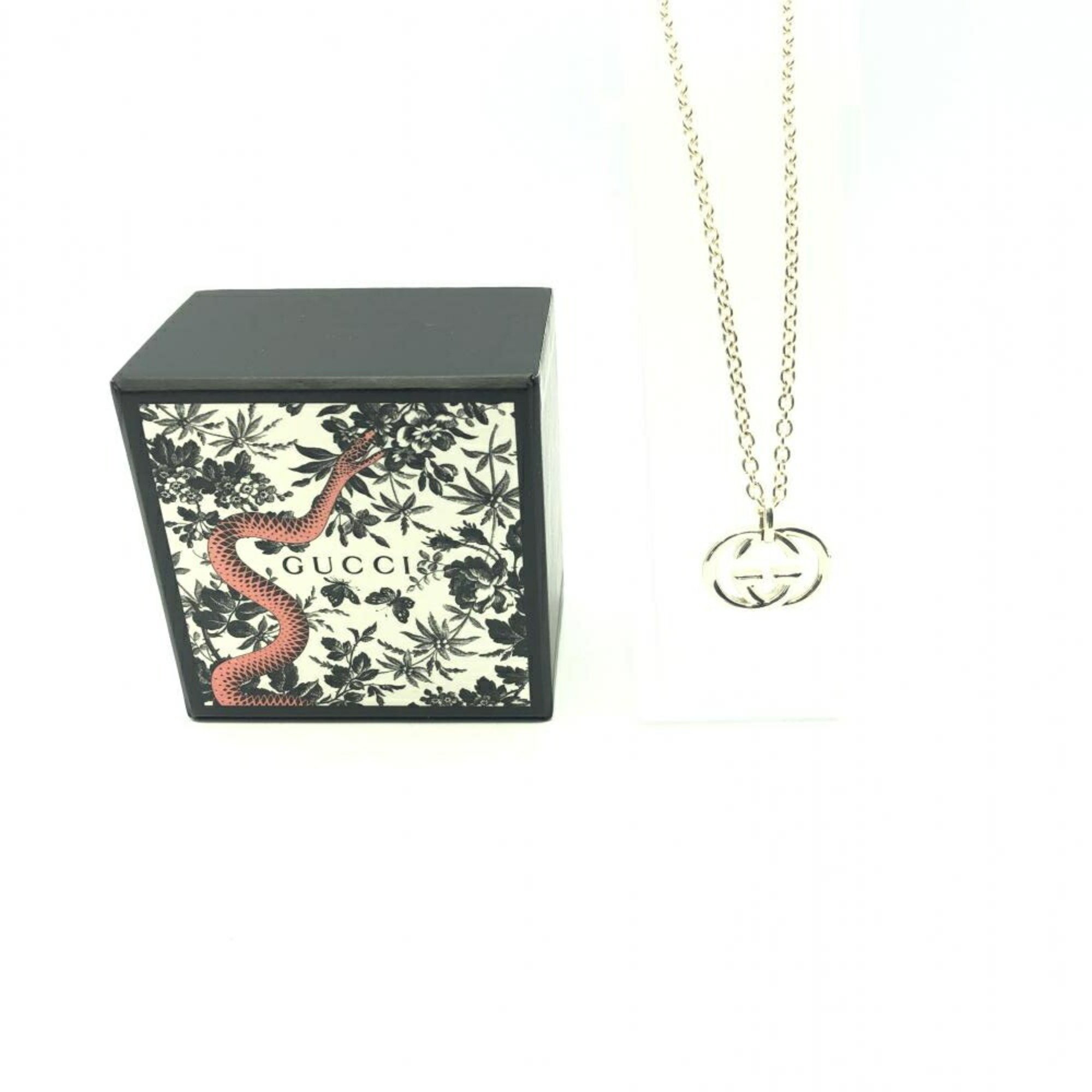 GUCCI Interlocking Double G Necklace Gucci