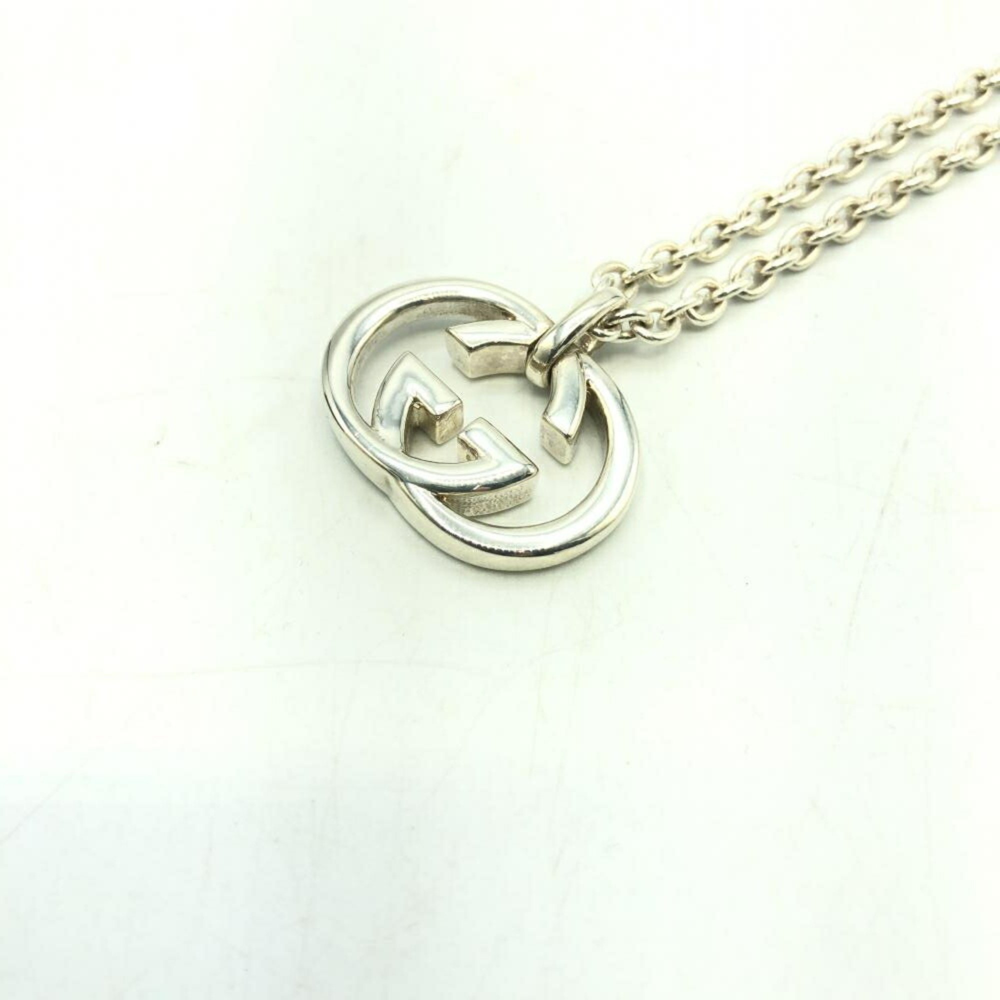 GUCCI Interlocking Double G Necklace Gucci