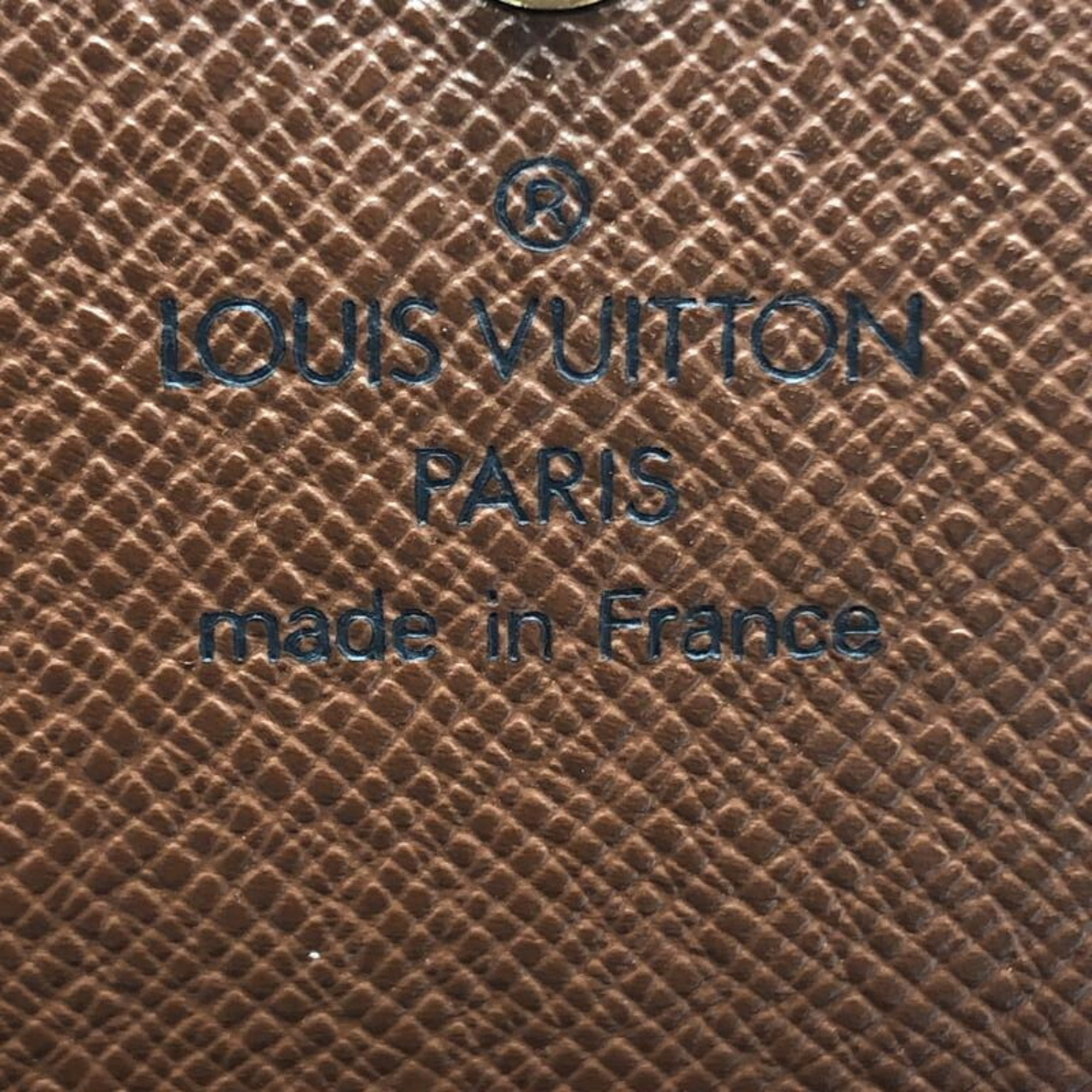 LOUIS VUITTON Portefeuille Elise Tri-fold Wallet M61654 Brown Monogram Louis Vuitton