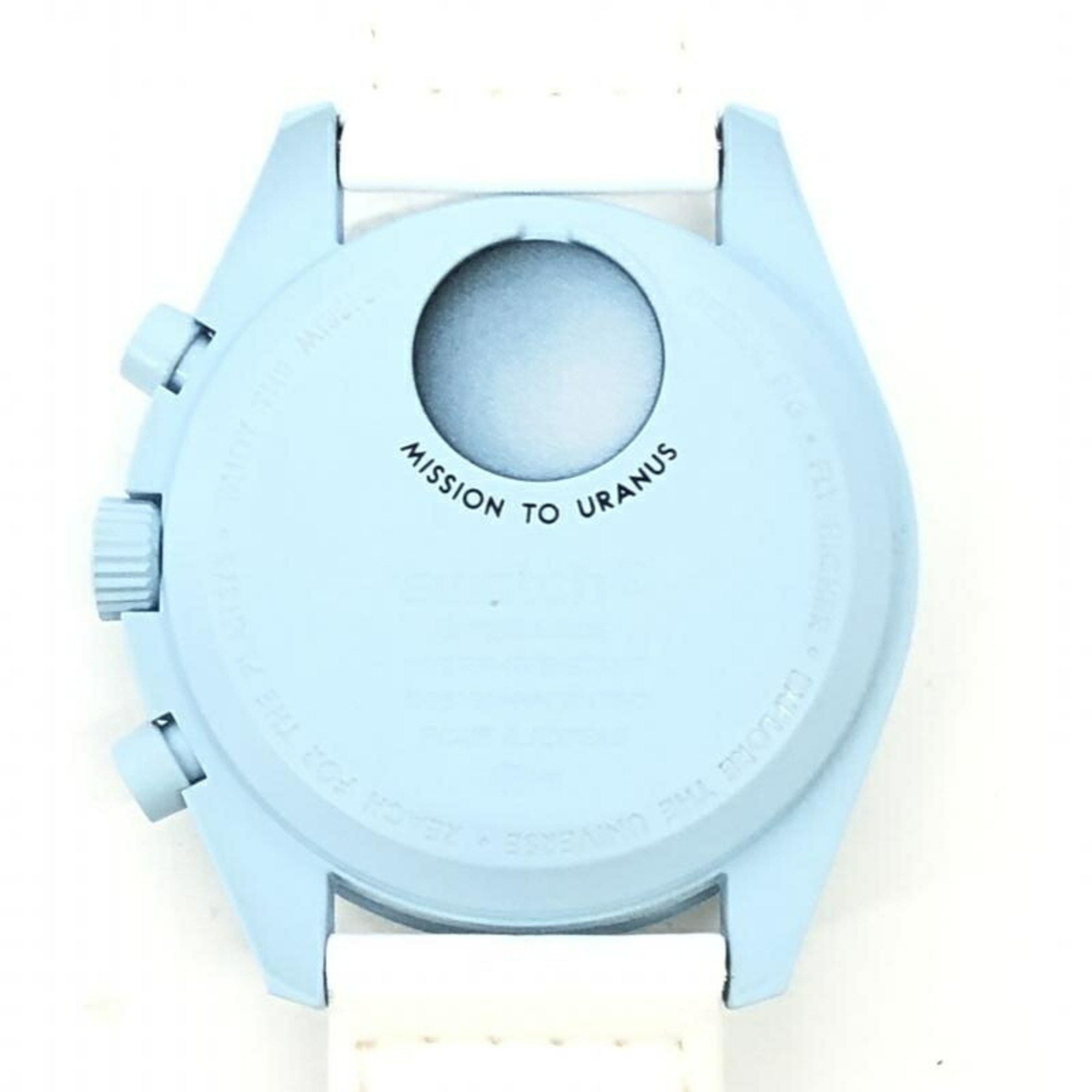 OMEGA SWATCH Moon Swatch MISSION TO URANUS Quartz Wristwatch Omega Uranus Blue