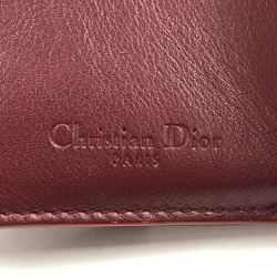 Christian Dior Patent Lotus Wallet Red 43-M-1210