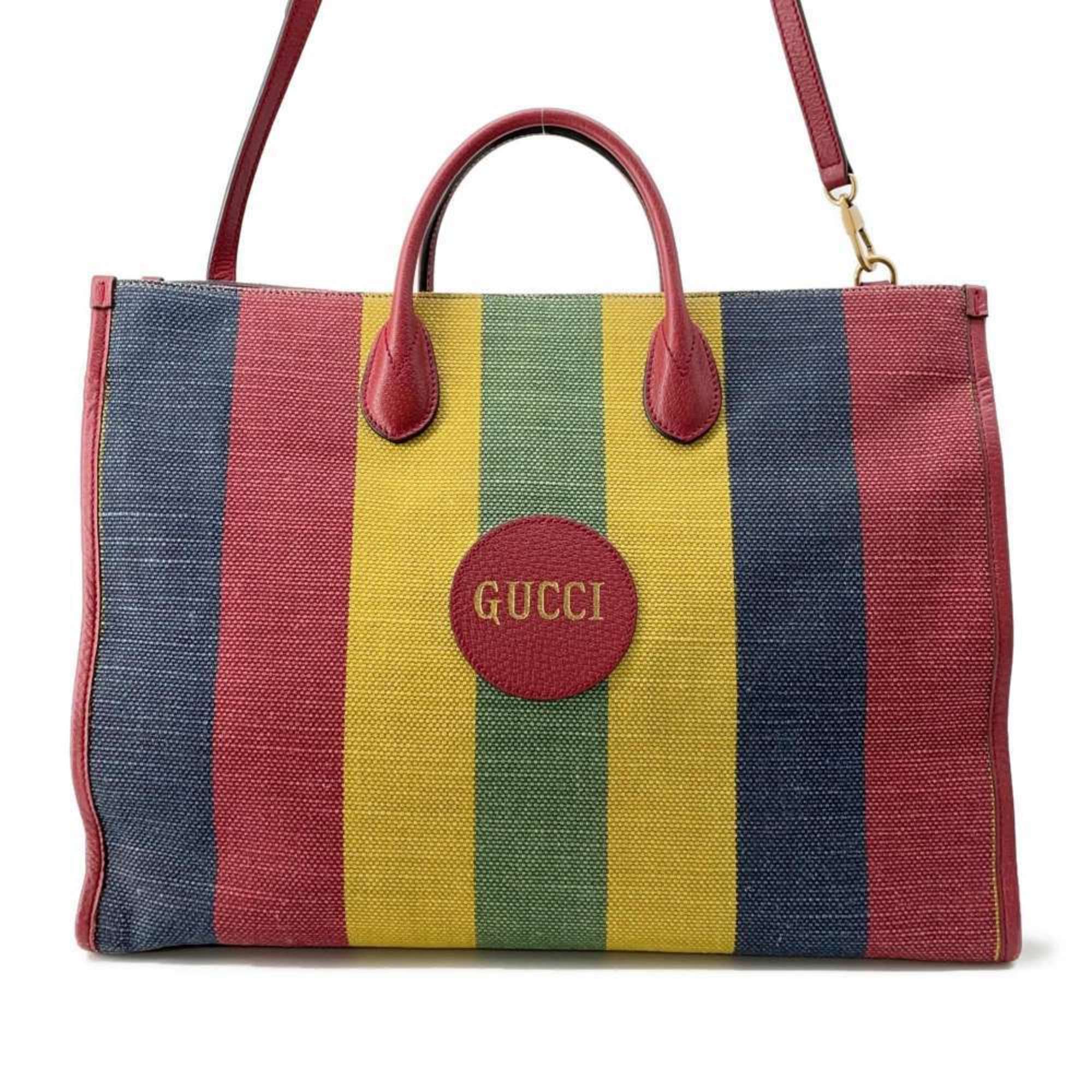 Gucci Tote Bag Baiadera Canvas Leather 630358 GUCCI 2way Shoulder