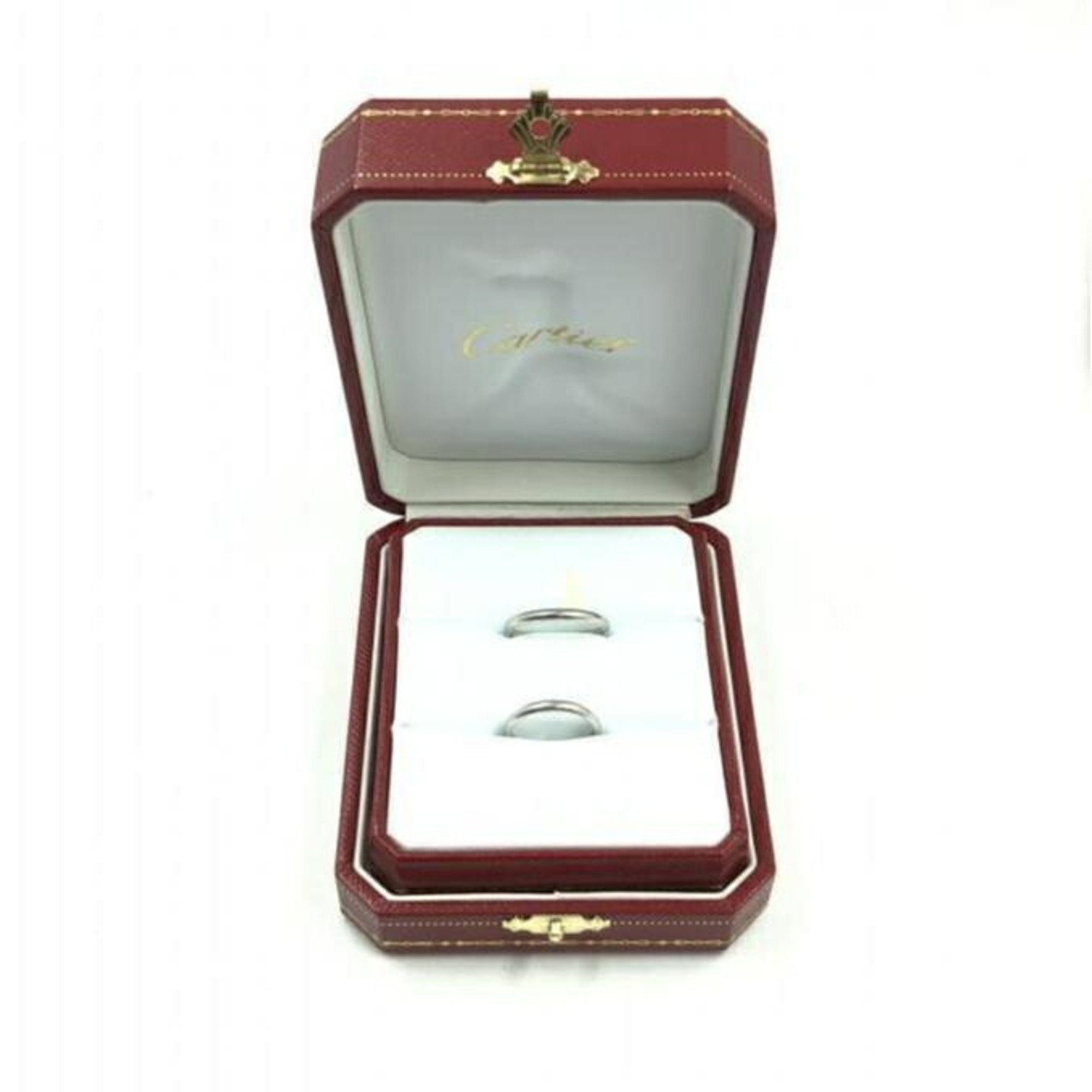 Cartier Pt950 Ring Engraved for Wedding