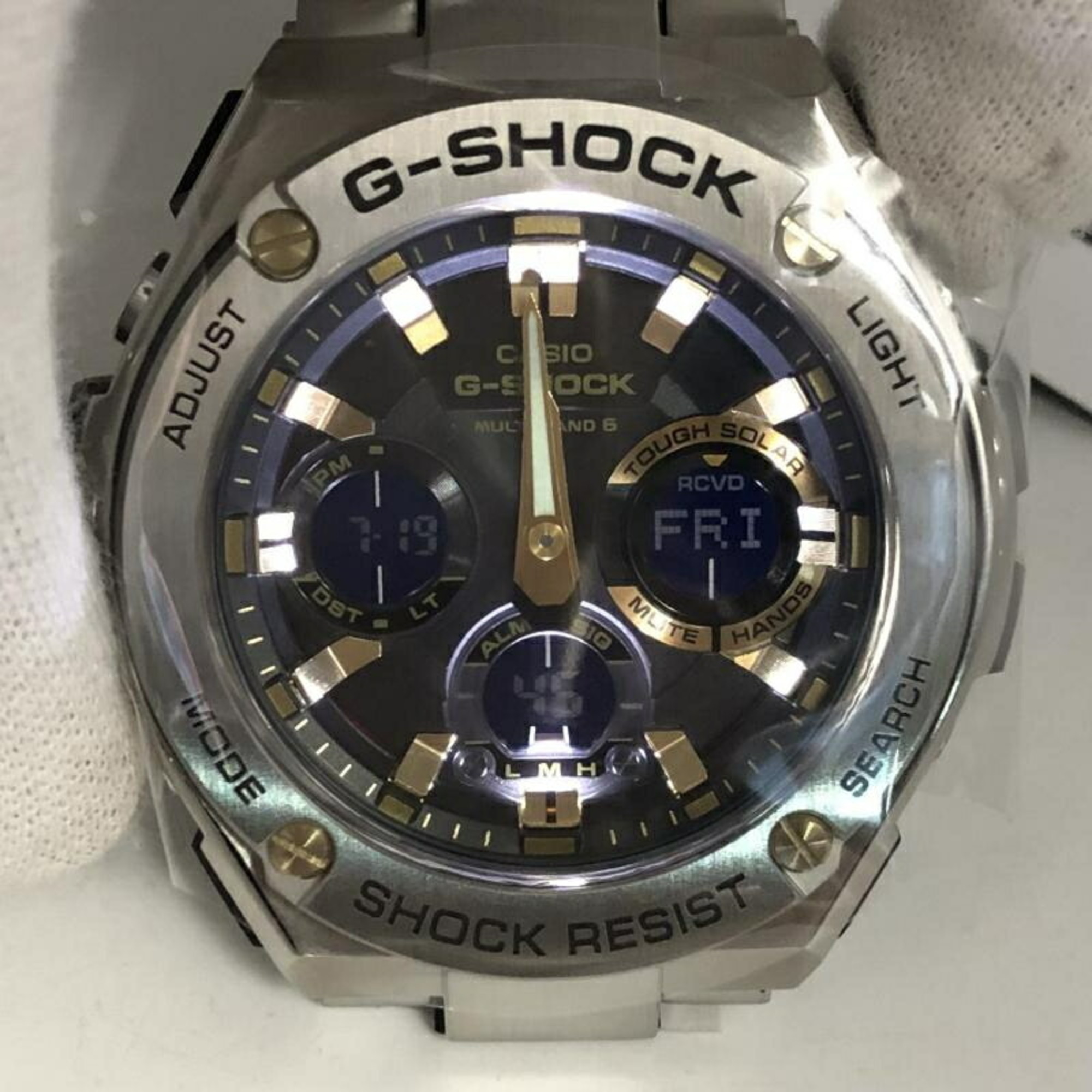 CASIO G-SHOCK Watch GST-W110D-1A9JF Tough Solar Multiband 6 G-Shock G-Steel