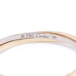 Cartier Trinity hoop earrings, K18YG yellow gold, K18WG white K18PG pink B8020000