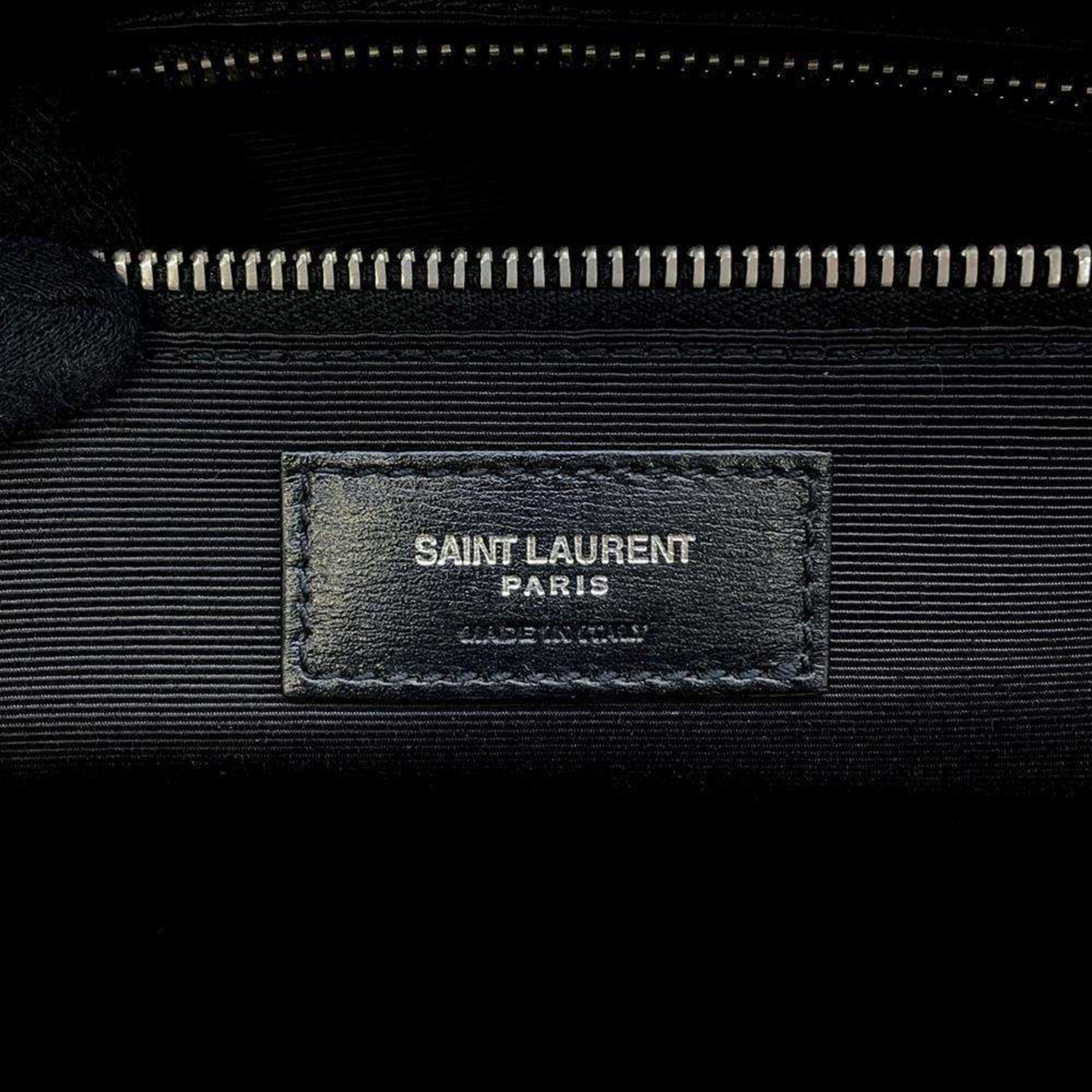 Saint Laurent Bag Canvas SAINT LAURENT PARIS 2way Shoulder Black