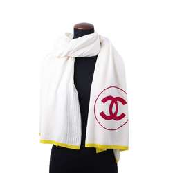 Chanel scarf Coco mark cashmere CHANEL