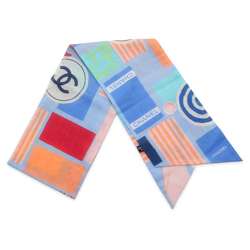 Chanel scarf Coco mark cotton CHANEL surfboard