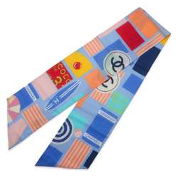 Chanel scarf Coco mark cotton CHANEL surfboard