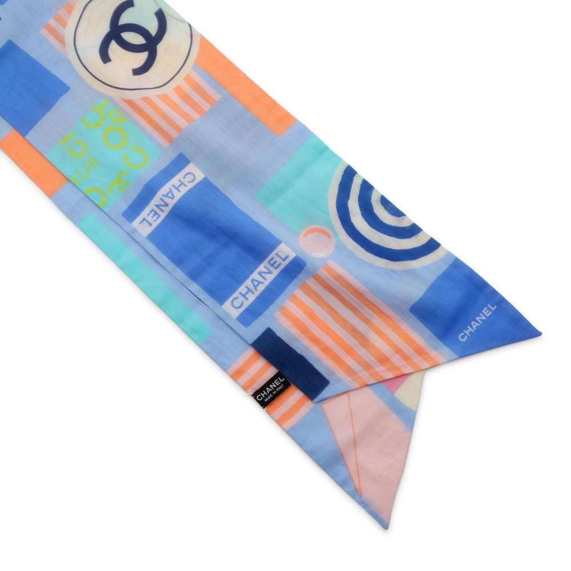 Chanel scarf Coco mark cotton CHANEL surfboard