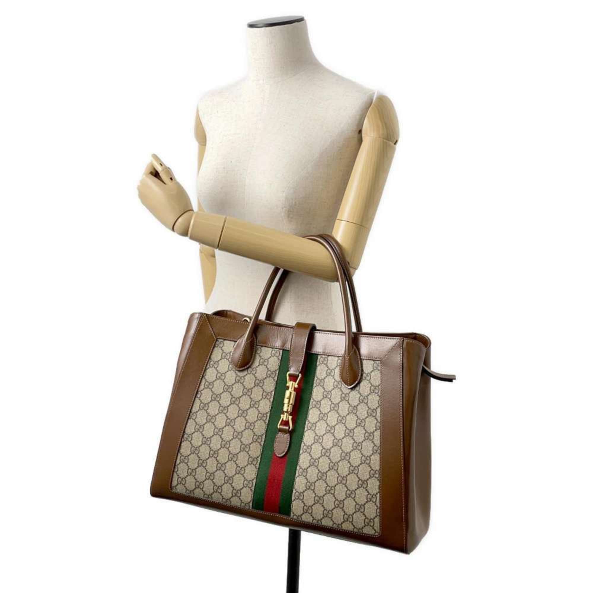 Gucci Tote Bag Jackie 1961 GG Supreme 649015 GUCCI 2way Shoulder