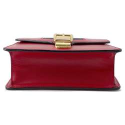 Gucci Chain Shoulder Bag Sylvie Web with Ribbon 431666 GUCCI Red