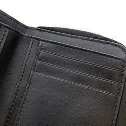 Christian Dior Tri-fold Wallet Saddle Medium Black