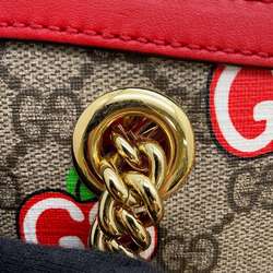 Gucci Chain Shoulder Bag GG Supreme Apple Small 498156 GUCCI Tote