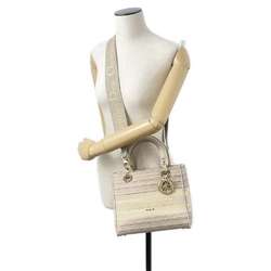 Christian Dior Handbag Lady Dee-Lite Canvas 2way Shoulder Bag