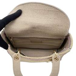 Christian Dior Handbag Lady Dee-Lite Canvas 2way Shoulder Bag