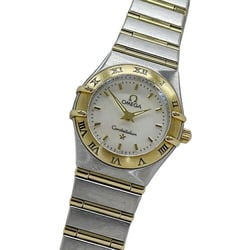 OMEGA Constellation 1262.70 Ladies' Watch Shell Quartz Stainless Steel Gold Combi Full Bar Polished