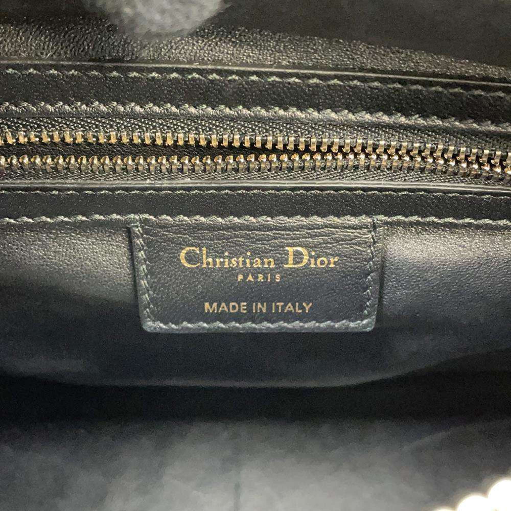 Christian Dior handbag Lady Medium Tweed Charm