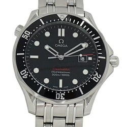 OMEGA Seamaster 212.30.41.51.01.001 Watch Men's Professional 300m Date Quartz Stainless Steel SS Silver Black Polished