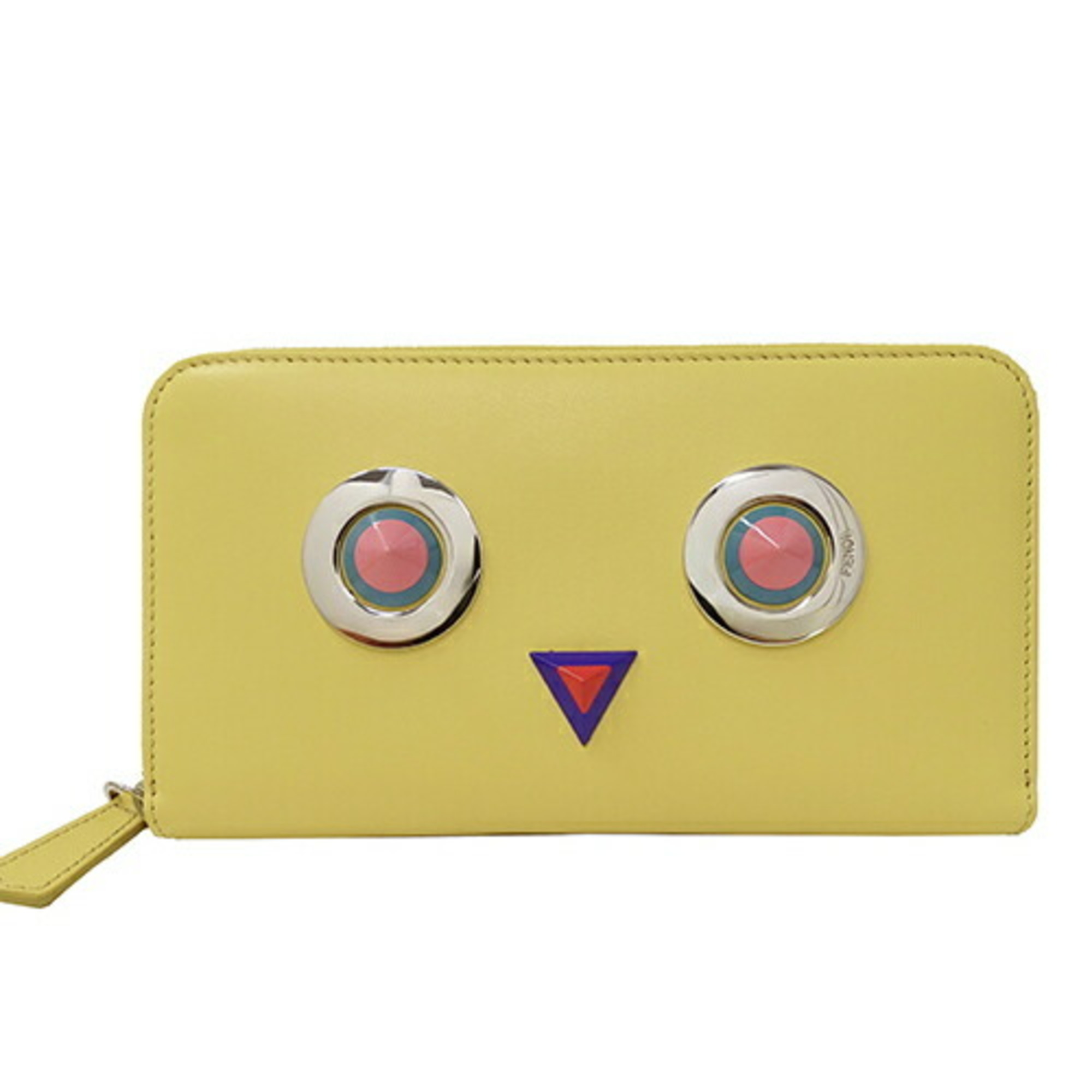 FENDI Women's Hypnotize Wallet Leather Yellow 8M0299