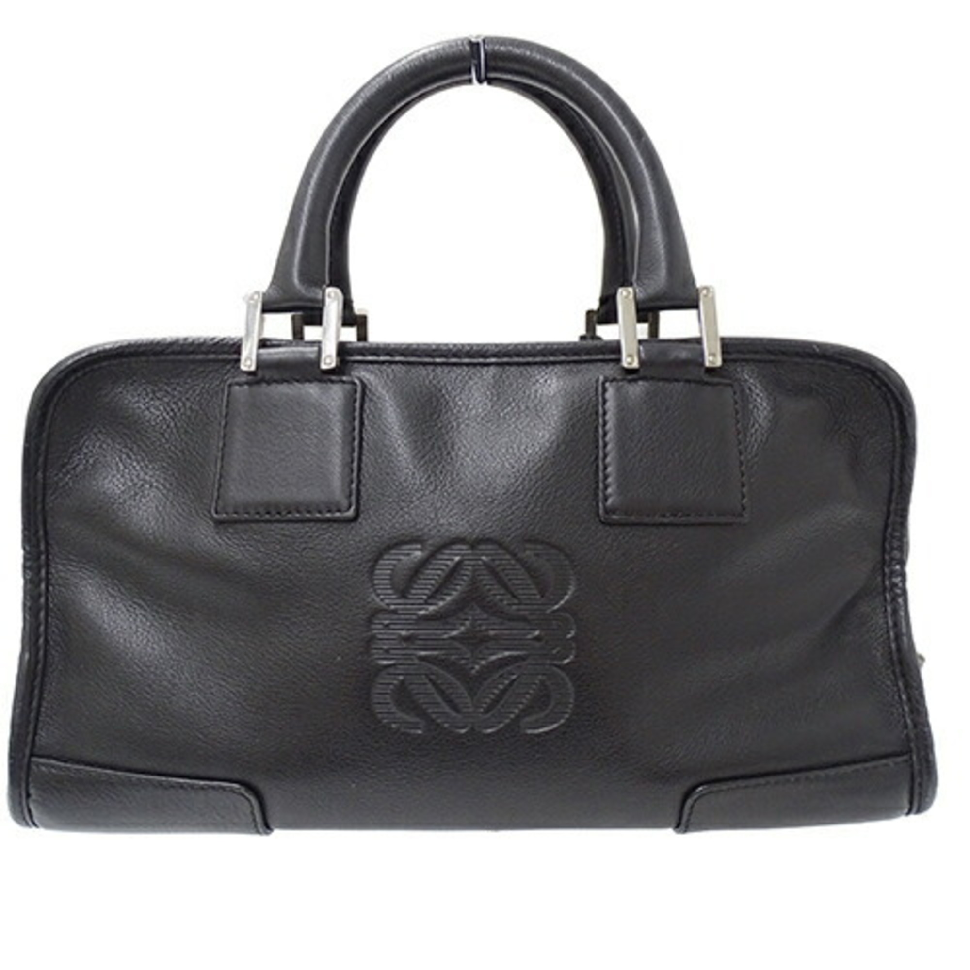 LOEWE Women's Bag, Handbag, Leather, Amazona 28, Black, Size Black