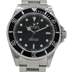 Rolex ROLEX Submariner No Date 14060M K Series Men's Watch Automatic AT Stainless Steel SS Silver Black Polished