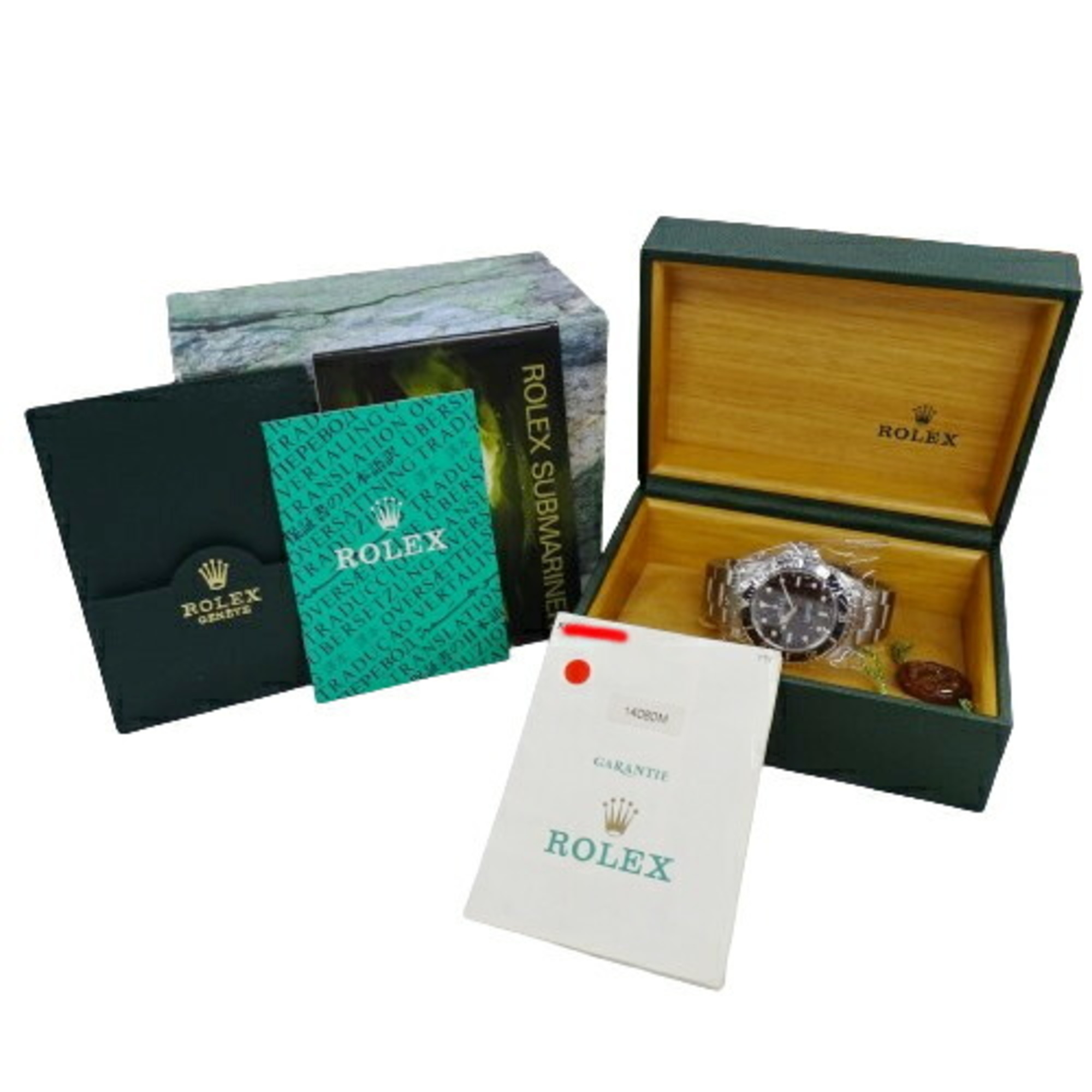 Rolex ROLEX Submariner No Date 14060M K Series Men's Watch Automatic AT Stainless Steel SS Silver Black Polished