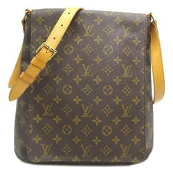 Louis Vuitton Musette Women's and Men's Shoulder Bag M51256 Monogram Ebene (Brown)