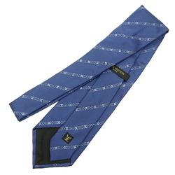 Louis Vuitton Men's Tie 100% Silk Blue