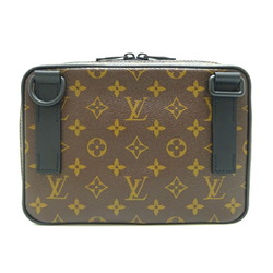 Louis Vuitton Utility Front Bag Women's Shoulder M44468 Monogram Brown